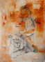 21x15cm, pencil, acrylic, paste on paper, 2011